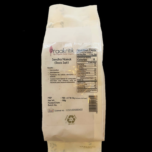 Praakritik Natural Sendha Namak |Rock Salt